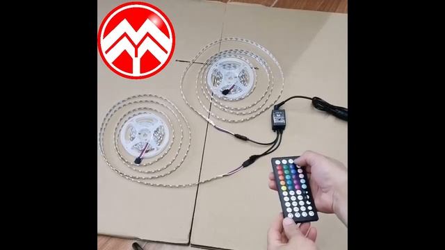 DC12V Mini 44 KEYS LED RGB Controller IR Remote Music Controller For RGB LED Strip Lights смотреть онлайн