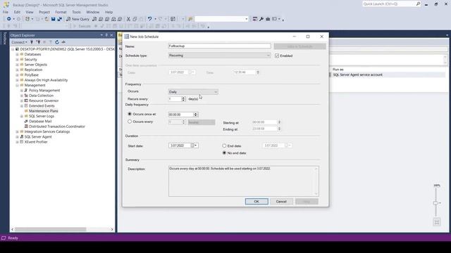 Microsoft SQL Server - Maintenance Plans - Full Backup + Log Backup смотреть онлайн