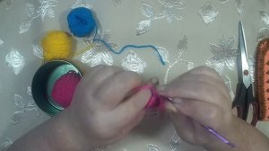 Бабушкин квадрат. Вязание крючком.