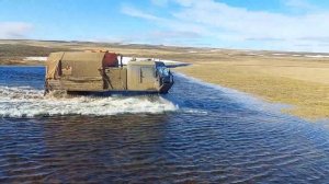 Диксон #диксон #вахта #красноярский_край #работа #бездорожье #тундра #север #вездеход #экскаватор