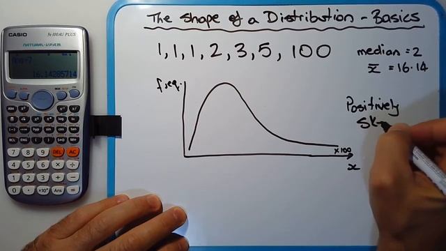 How to describe the shape of a statistical distribution (positive / negative skew, symmetrical) смотреть онлайн