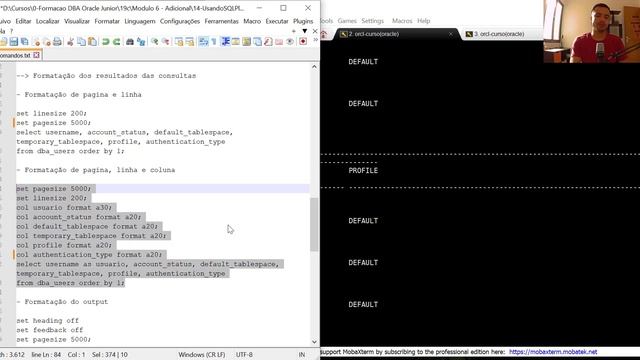 Oracle Database: Usando o SQLPlus (Parte 2) смотреть онлайн