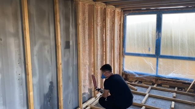 Утепление дома из морского контейнера смотреть онлайн