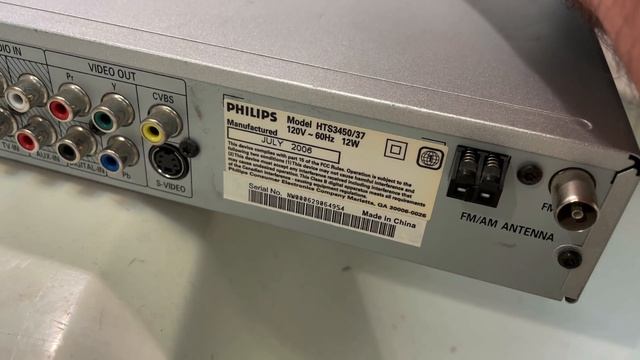Philips HTS3450/37 5.1 DVD Receiver смотреть онлайн