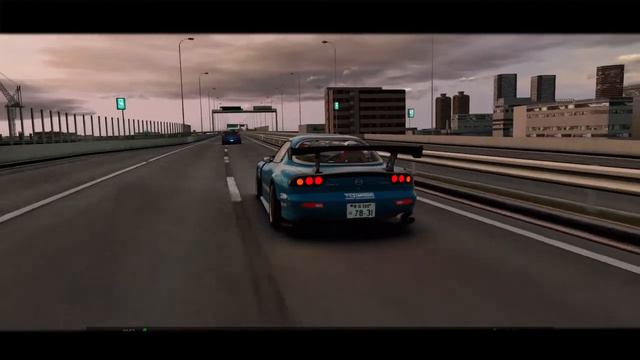 [Assetto Corsa] Mazda Rx-7 Driving in the Tokyo Highway 2 смотреть онлайн