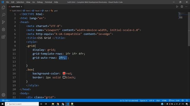 CSS Grid: Creating Rows & Gaps in Grid | Web Development Tutorials #41 смотреть онлайн