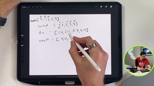 LeetCode - How Many Numbers Are Smaller Than the Current Number - Python смотреть онлайн