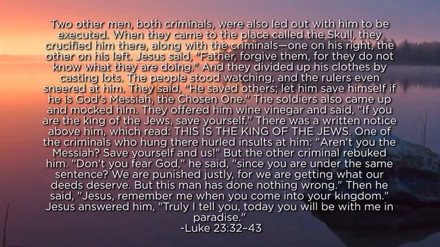 Sunrise Reflections for December 8 - Getting to Know Jesus смотреть онлайн