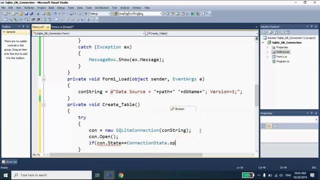 How to connect SQLite Database with C# смотреть онлайн