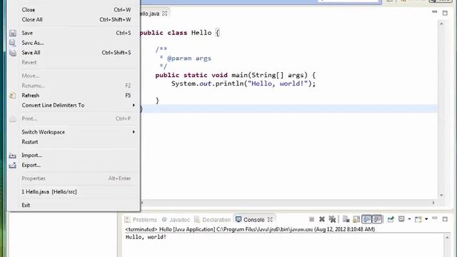 19 04 Overview Of The Eclipse IDE смотреть онлайн