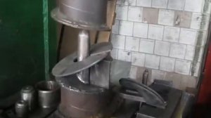 изготовление витка шнека,шнек своими руками,гибка витка