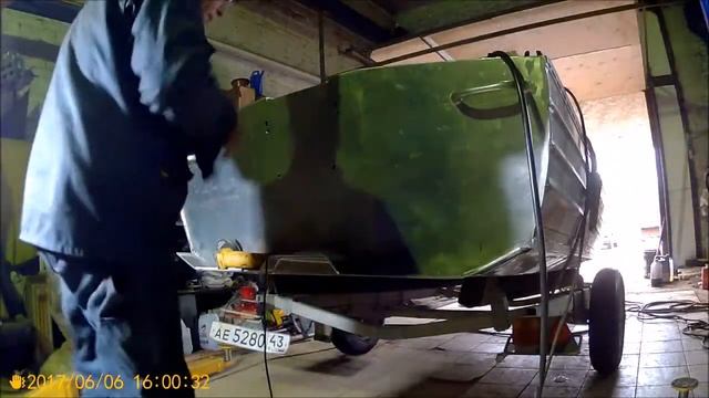 Небольшая модернизация алюминиевой лодки смотреть онлайн