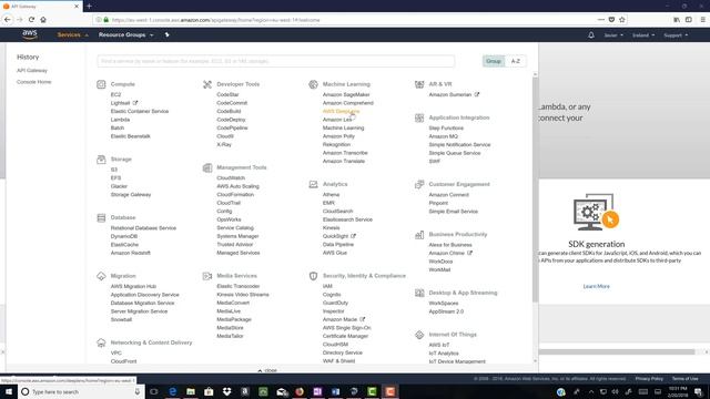 Descripción Servicios AWS CodeBuild, CloudWatch, ML, Athena, EMR, MQ, ActiveMQ, Kinesis, IoT смотреть онлайн