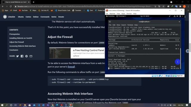 How to install Webmin centos 8 смотреть онлайн
