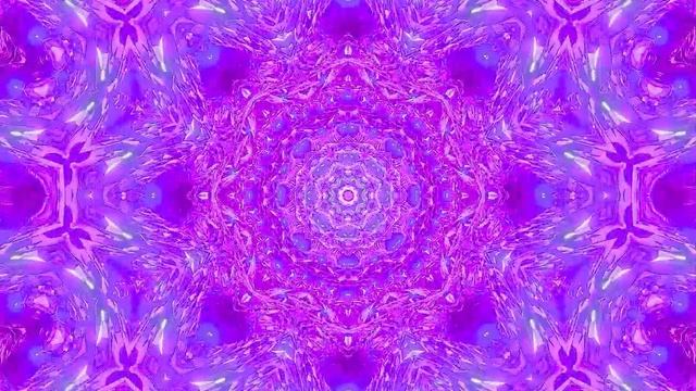 VJ Loop 3d Kaleidoscope Star Shape Pattern Mandala
