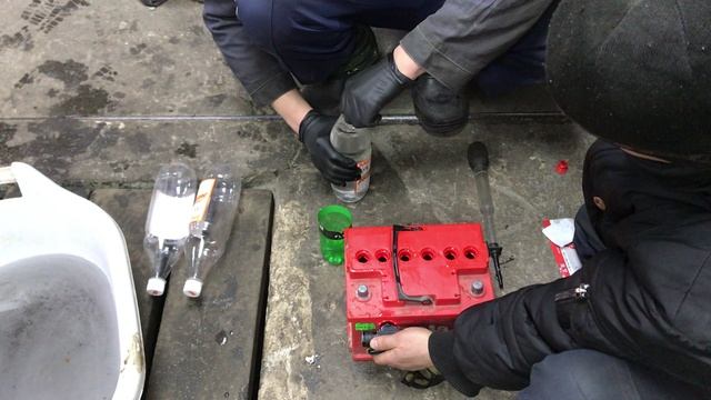 Реанимация автомобильного аккумулятора. Всё прошло отлично. смотреть онлайн