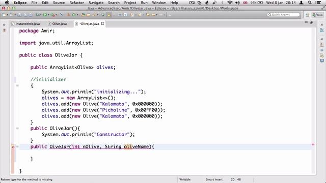 ۵- آغاز اجرا قبل از Constructor در جاوا Java смотреть онлайн