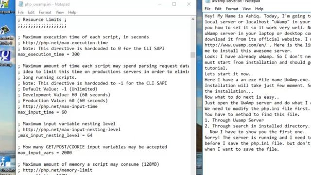 Installation and Setting Up UwAmp (Localhost Server) In PC смотреть онлайн
