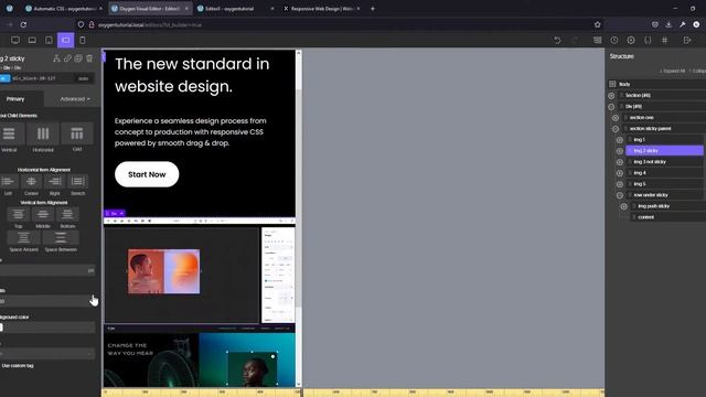 Recreating EditorX website in Oxygen Builder speedart | WordPress Website смотреть онлайн