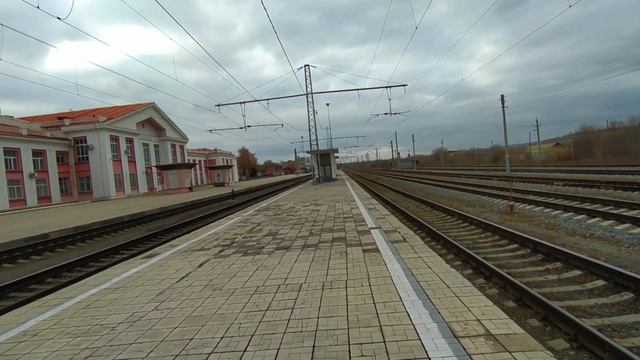 Magnitogorsk, Railway Station, Railway Platform, Leninsky District (25.10.2019)