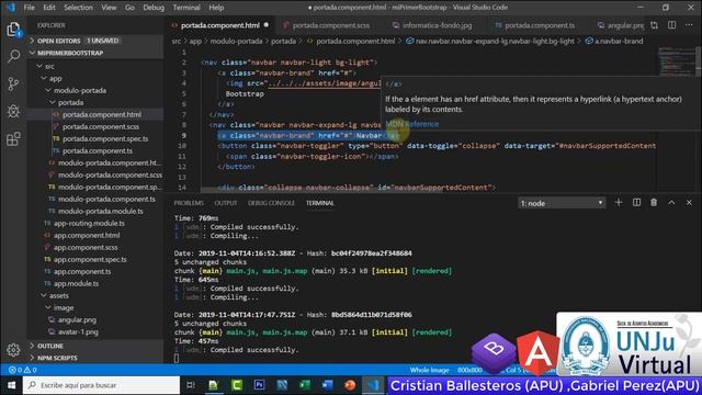 Boostrap y Sass en un Proyecto Angular UNJU VIRTUAL PARTE 2/7 смотреть онлайн