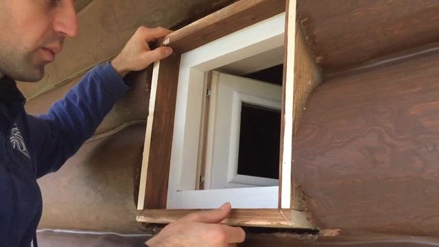 Как своими руками врезать окно в деревянном доме или баню 3 я ЧАСТЬ смотреть онлайн