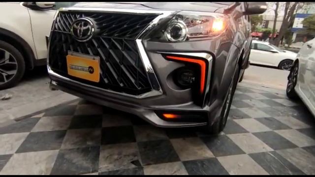 Now Convert Old Model Toyota Fortuner Into LX570 Lexus Style NKS Body Kit New Look !! смотреть онлайн