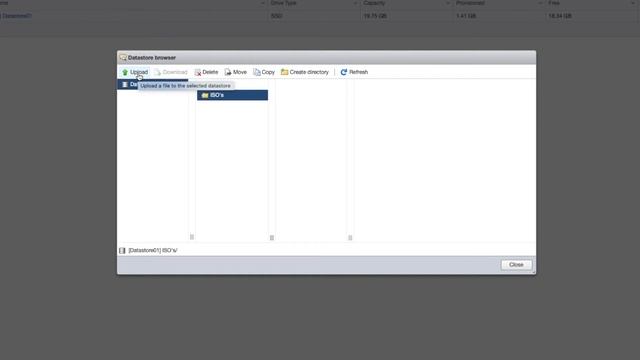 How to Copy, Add or Upload an ISO to a DATASTORE in VMware vSphere [ESXi + vCenter 7.0] смотреть онлайн