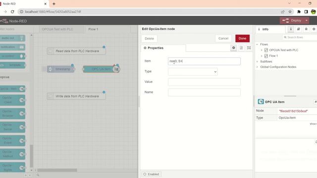 IoT Project - Using Node Red as an OPC-UA Client Locally смотреть онлайн