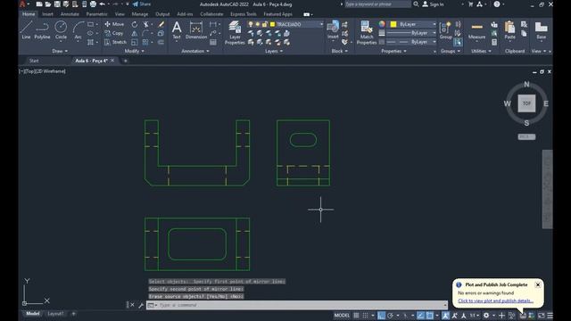 Curso Básico de AutoCAD 2022 | Aula 06 | UTILIZAÇÃO DE LAYERS смотреть онлайн