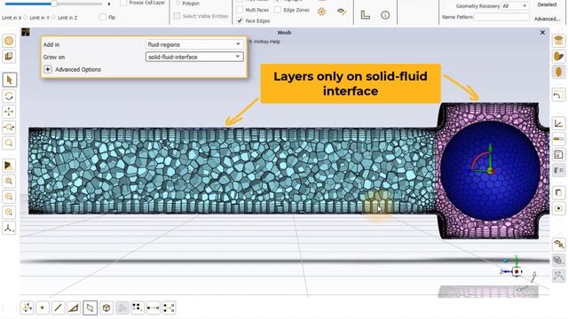 Where to Add Boundary Layers in Ansys Fluent Meshing Watertight Geometry Workflow смотреть онлайн