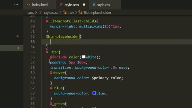 SASS 9-dars. Extend смотреть онлайн