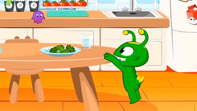 Groovy the Martian on ice! | Has Phoebe super powers like Elsa Frozen? What an adventure! смотреть онлайн