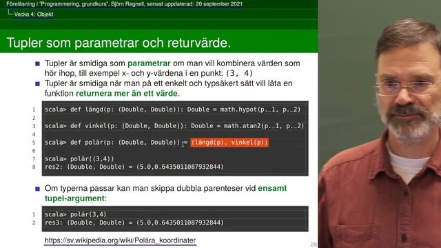 Programmering (2021) vecka 4 del 3: paket, funktionsobjekt смотреть онлайн