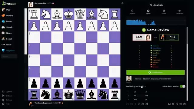 ASMR Chess - Roscoe vs Pokimane! смотреть онлайн