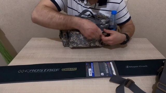 Сумка для ходовой рыбалки LEO, обзор и тест на промокаемость смотреть онлайн