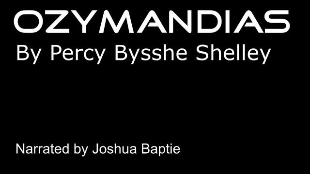 'Ozymandias' by Percy Bysshe Shelley смотреть онлайн