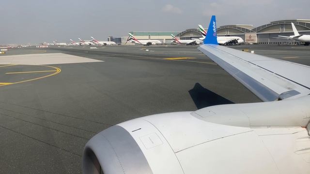 FlyDubai Boeing 737 MAX 8 Departure Out Of Dubai Intl | AvGeek_0307