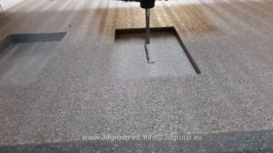 Pūsto polietileno pjaustymas/frezavimas. Фрезерование вспененного полиэтилена.