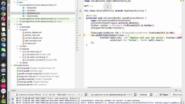 CONTINUACION DEMO CONTACTOS SCROLLING ACTIVITY смотреть онлайн