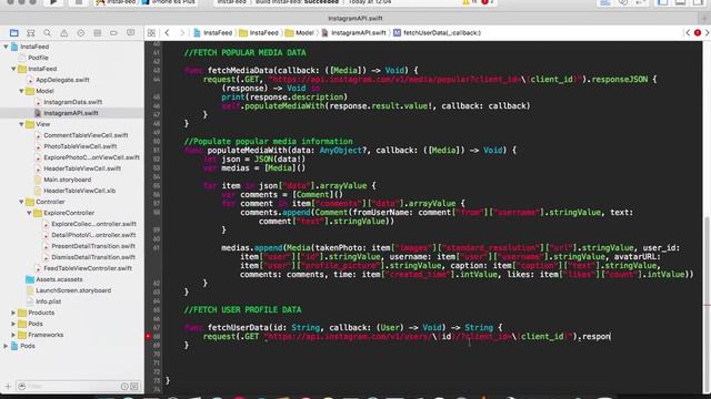 Swift - Разработка клиента. Раздел 