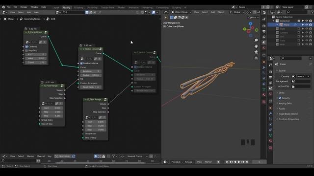 [Tut] Spiral Along Curves, "Helical Connections" Preset - Blender Geometry Nodes 3.1 смотреть онлайн