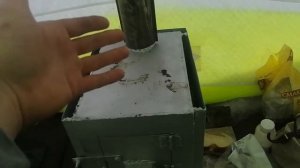 Печка в палатку (Кабанчик) своими руками!