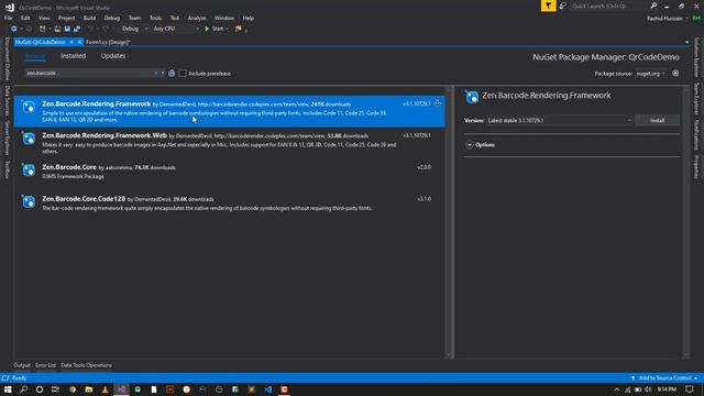 C# Generating QR Code in Windows Form Application смотреть онлайн