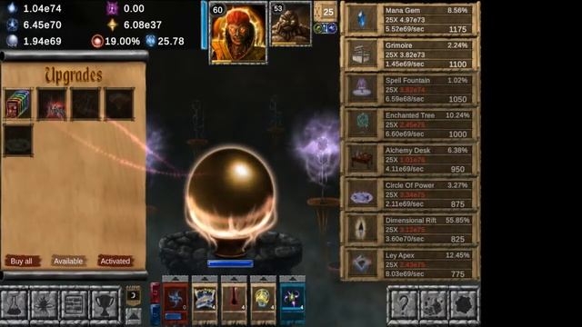 DOMIT GAMES Live Stream - Idle Wizard смотреть онлайн