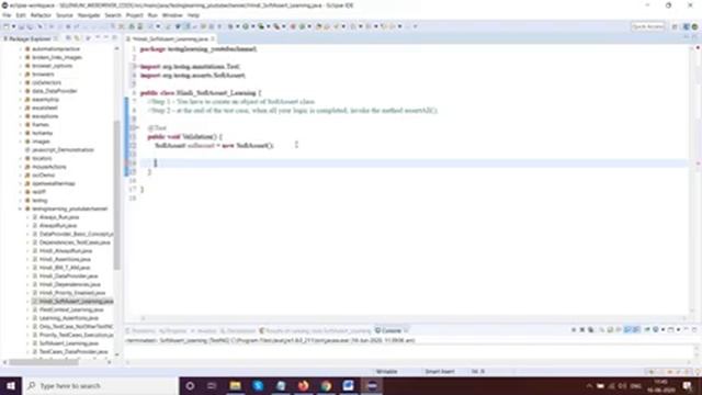 (in Hindi) SoftAssert using TestNG смотреть онлайн