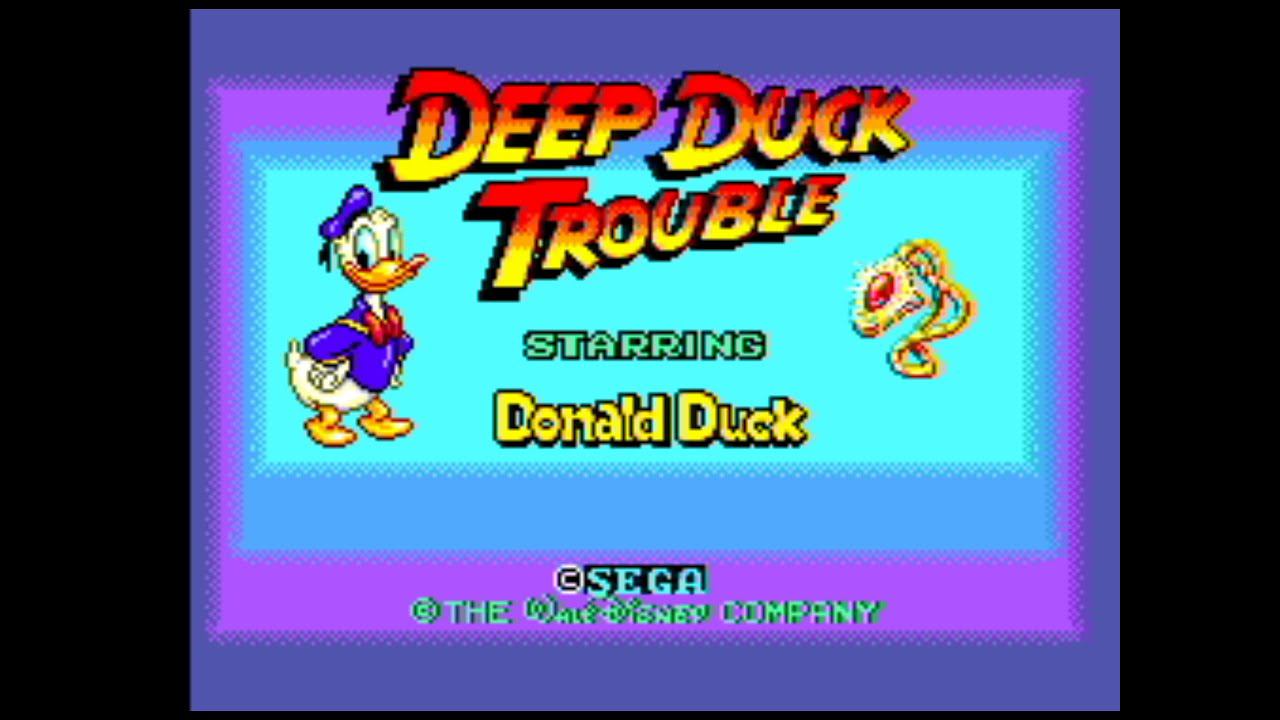 Deep Duck Trouble Starring Donald Duck EB ! (Sega Master System) смотреть онлайн
