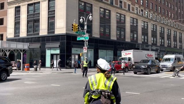 Walking Billionaires Row NYC - USA Streets Tour - New York City 4k Walk смотреть онлайн