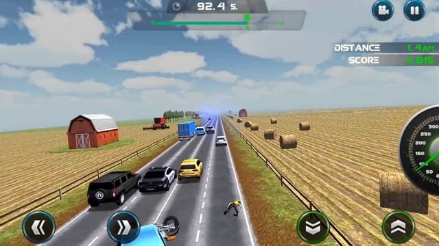 Real Highway Traffic Rider Moto Bike Racing Free - Moto Traffic Race - E04, Android GamePlay HD смотреть онлайн