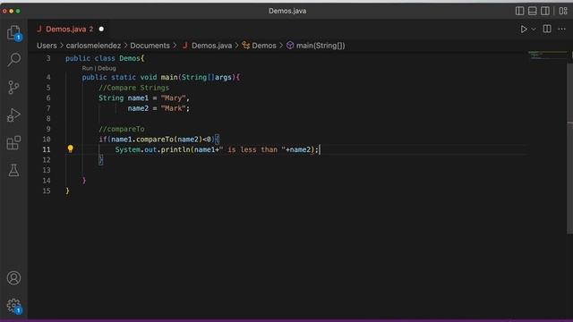 Java Basics Ep10: Comparing Strings смотреть онлайн